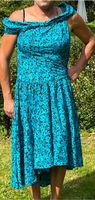 Blaues Kleid mit Blumenmuster Gr 42 Your Sixth Sense Nordrhein-Westfalen - Ratingen Vorschau