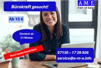 Bürokraft (m/w/d) Baden-Württemberg - Brackenheim Vorschau