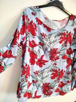 S. Oliver Damen Viskose Bluse Gr 42  (57 weit, 64 cm lang) Hellbl Nordrhein-Westfalen - Herdecke Vorschau