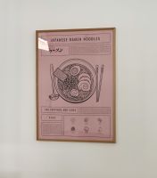 Ramen Noodle Poster Postery inkl. Holzrahmen 50x70cm Köln - Ehrenfeld Vorschau