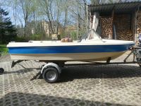 Motorboot 4m mit Trailer gebraucht Sachsen - Beiersdorf Vorschau