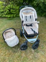 Holland Bebetto Kinderwagen 2 in 1 beige Babyschale Newborn TOP Bielefeld - Schildesche Vorschau