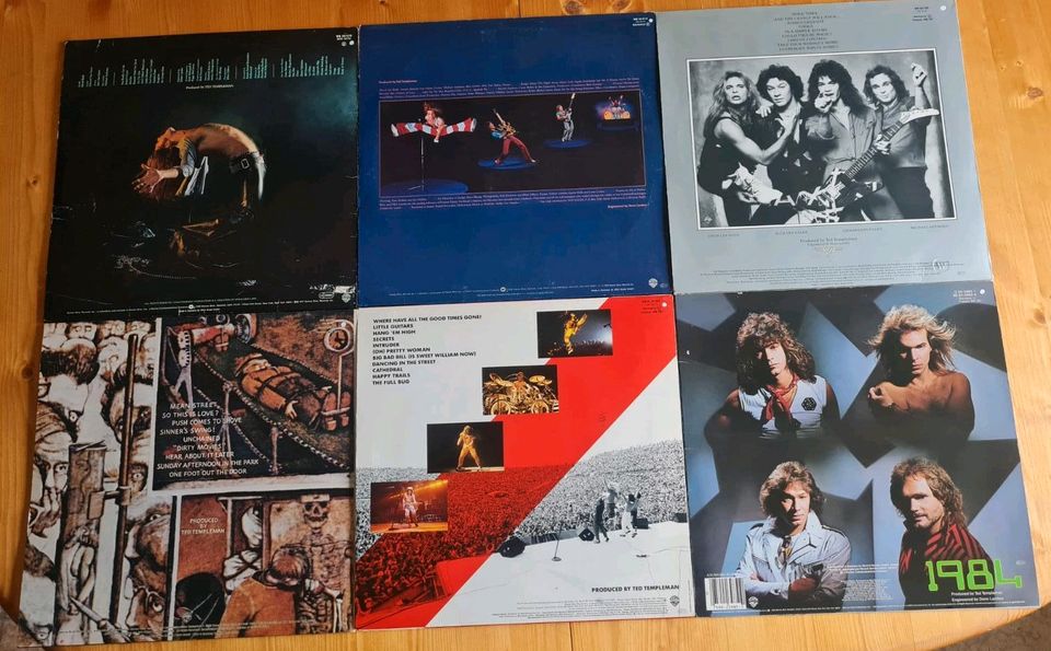 Van Halen Vinylschallplattenkollektion in Edingen-Neckarhausen