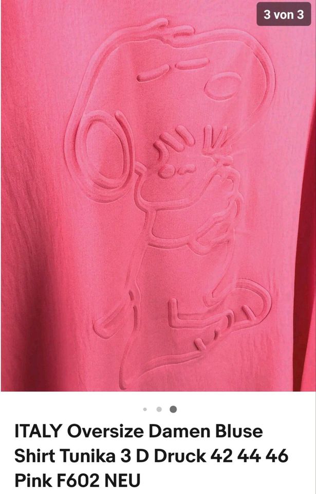 Bluse/Shirt gr 42-46 pink neu in Stendal