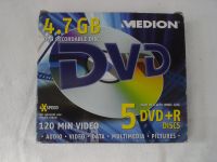 DVD +R Discs 4XSpeed 4.7B Medion 5 Stck Hessen - Friedrichsdorf Vorschau