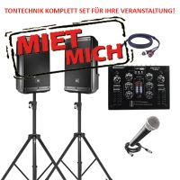 Musikboxen Mischpult mieten leihen Tonanlage Geburtstag Vortrag Baden-Württemberg - Schwäbisch Hall Vorschau