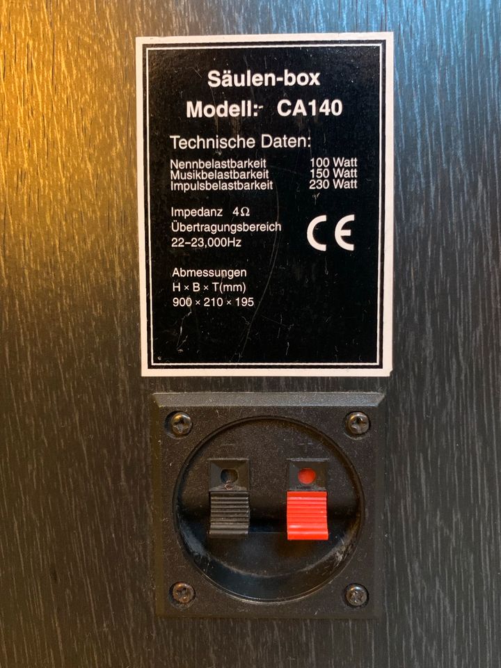 Standlautsprecher Säulen-Boxen CA140 2 x 100 Watt in Essen