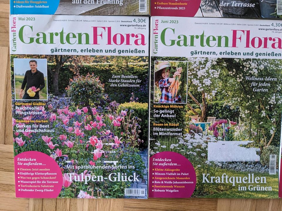 GartenFlora Gartenzeitschriften Februar bis Juli 2023 in Reppenstedt