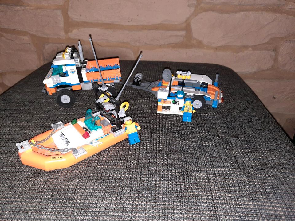 Lego 7726, Unimog der Küstenwache, komplett, wie neu in Tetenhusen