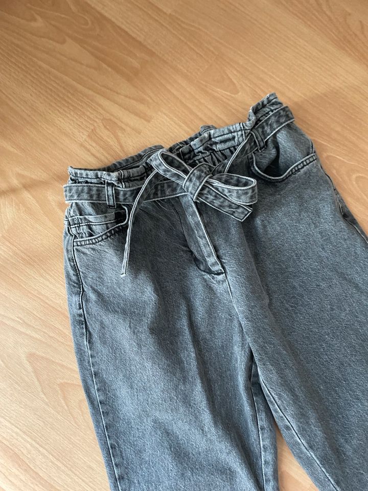 YAYA JEANS high waist grau s/m 38 mit Band Mom Jeans in Frankfurt am Main