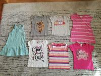 6 T- Shirts in 104 Esprit, C&A, H&M, Topolino, girl2girl + Kleid Bayern - Hallstadt Vorschau