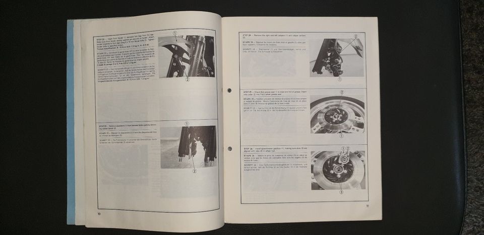 Honda CB 900 F2 Boldor 1983 Montageanleitung Set-up Instructions in Wissen