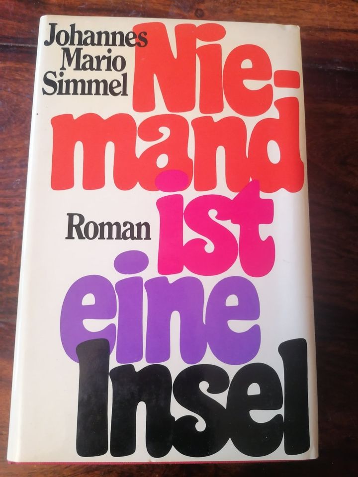 BUCH - Niemand ist eine Insel - Johannes Mario Simmel - gebunden in Swisttal