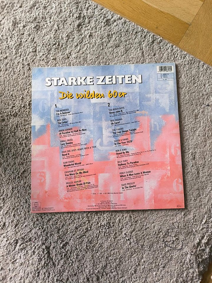 Schallplatte LP Starke Zeiten Die wilden 60er in München