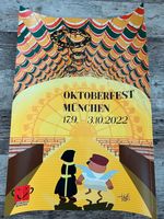2022 Oktoberfest Plakat / Wiesn Poster- 17. Sept.- 3. Okt. 2022 München - Moosach Vorschau