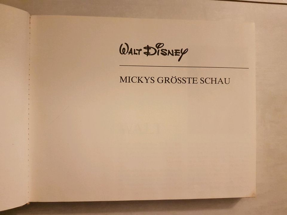 Buch Walt Disney's Mickys größte Schau Comic Superband in Seddiner See