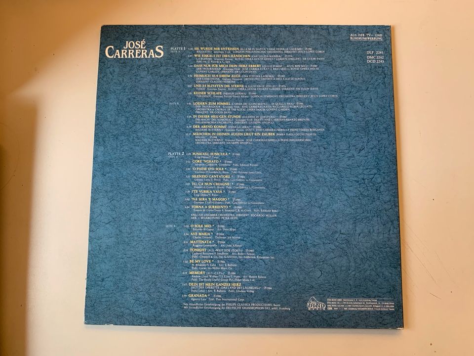 Vinylplatte „José Carreras: Die Collection s. großen Meisterwerke in Rostock
