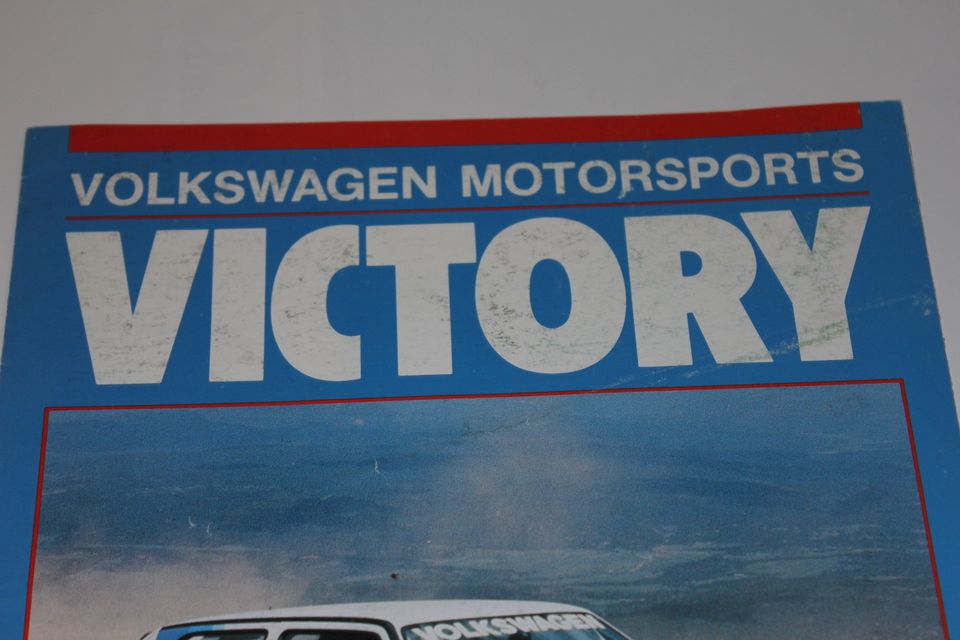 VW USA PROSPEKTE FLYER MOTORSPORT VICTORY SCIROCCO PASSAT in Essen