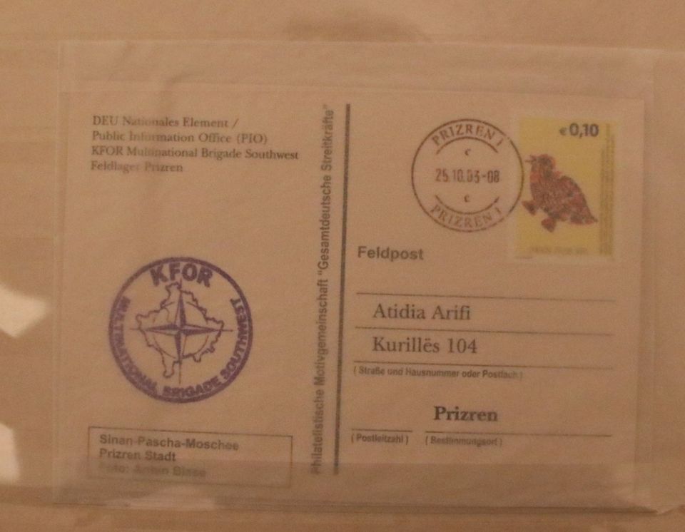 Briefmarken Kosovo 2000 - 2011 & Sonderbelege echt gelaufene Brie in Bielefeld