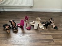 4 Sandaletten Schuhe pink beige schwarz Keilabsatz Bayern - Hösbach Vorschau