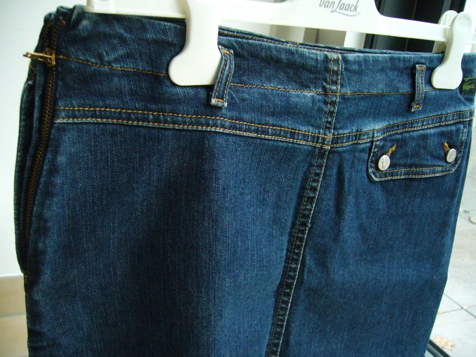 Denim Jeans-Minirock Damen, Gr. 36/S, blau, Lacoste in Ratingen