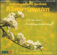 F.M.Bartoldy Klaviersonaten Vol1 Sontraud Speidel Klavier Niedersachsen - Steyerberg Vorschau