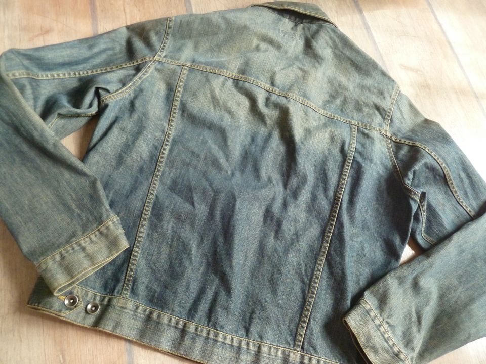 Jeans-Jacke H&M XL blau vintage Look Jacke Herren in Düsseldorf