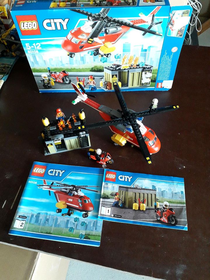 Lego City 60108 Feuerwehrhubschrauber in Windhagen