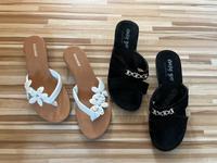 2 Paar Sandalen/ Schläppchen Damen Gr. 36 (37) easy Go Schwarz we Rheinland-Pfalz - Morbach Vorschau