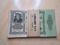 Bündel 50000 Mark geldscheine Banknoten inflationsgeld 1922 Bayern - Nittenau Vorschau