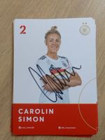 Carolin Simon - handsignierte Autogrammkarte - DFB Saarland - Großrosseln Vorschau