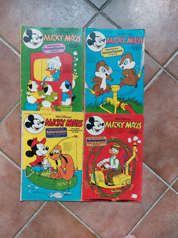 Comic Hefte Micky Maus 1977 in Nagold