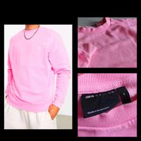ASOS Oversize Pullover Sweatshirt Vintage-Waschung in Neonrosa M Kr. Dachau - Dachau Vorschau