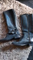 Zara Stiefel Gr. 39 Echtleder grau used Look destroyed Hessen - Herborn Vorschau