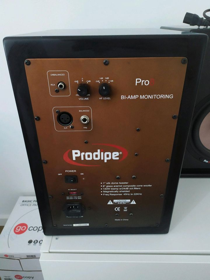 Aktivlautsprecher Prodipe Pro8 Bi-Amp Monitoring in Schlangenbad