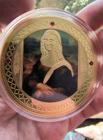 Giganten Medaille La Gioconda mit Swarovski Leonardo da Vinci Thüringen - Sondershausen Vorschau