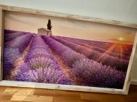 Bild im rustikalen Rahmen zu verkaufen: Lavendelfeld Provence Mitte - Tiergarten Vorschau