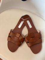 Zara Vegan ledder Sandalen 41 braun slipper schlappen sabot Baden-Württemberg - Öhringen Vorschau