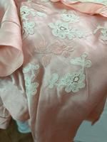 Pelerine antik Satin rose Spitze France Boudoir Nordrhein-Westfalen - Kirchlengern Vorschau