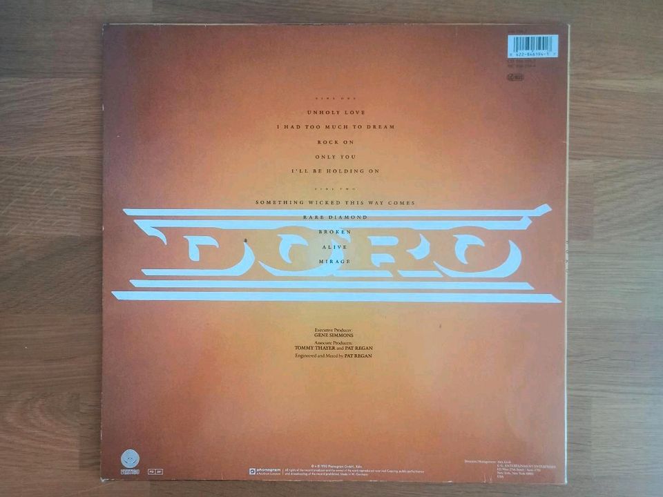 Doro Limited Edition LP Vinyl 846194-1 in Weißenburg in Bayern