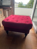 Hocker rot Marke Sissi Chesterfieldlook Hessen - Bad Vilbel Vorschau