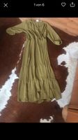 Maxikleid M L 40 42 44 Kleid Maxi Volants Boho khaki lang neu Nordrhein-Westfalen - Erkrath Vorschau