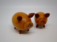 Vintage Salz und Pfefferstreuer Holz-Schweinchen DDR Berlin - Marzahn Vorschau