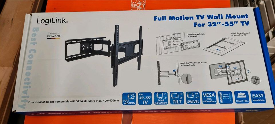 Verkaufe 2 neue Logilink BP0015 TV-Halterungen in Hebertshausen