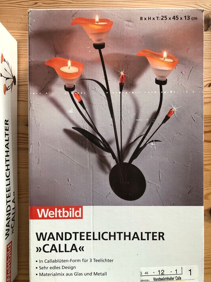 Teelichthalter Wand Calla -neu- in Mecklenburg-Vorpommern - Stralsund |  eBay Kleinanzeigen ist jetzt Kleinanzeigen