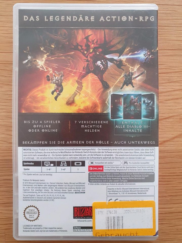 Diablo 3 Switch in Hannover