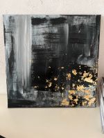 Bild Acryl Leinwand Gemälde Abstrakt Kunst gold schwarz Nordrhein-Westfalen - Kerpen Vorschau