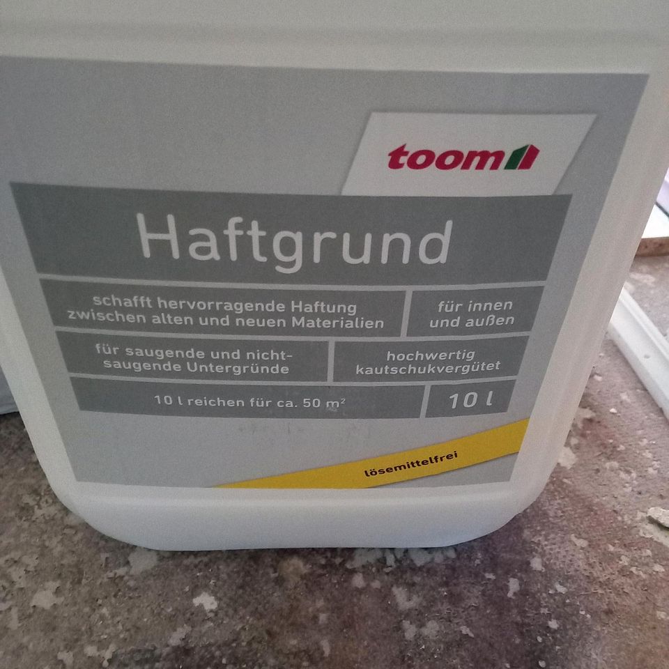 Rotband Haftputz, Knauf Multifinsh, toom Haftgrund in Gerlingen