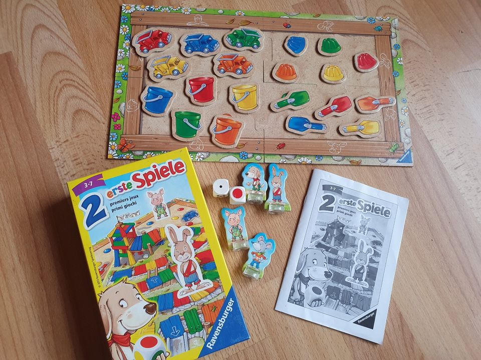 5 Mini-Spiele Mitbringspiele Ravensburger Maulwurf, Biene Maja in Freden