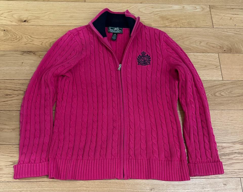 Polo Ralph Lauren Active Strickjacke Jacke Damen Gr: M Rosa in Berlin